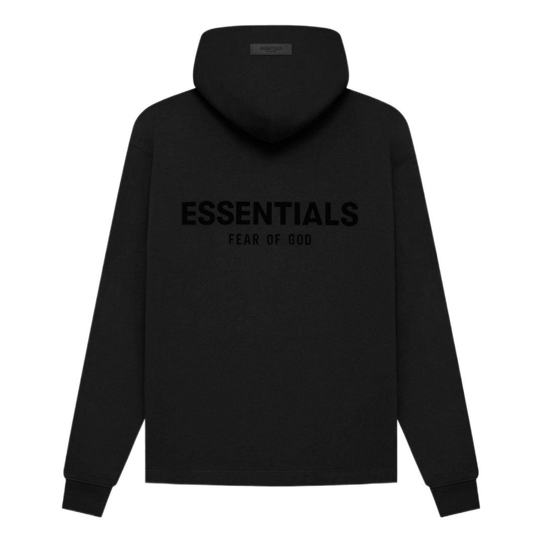 Fear of God Essentials SS22 Relaxed Stretch Limo Hoodie 'Black' FOG-SS22-334