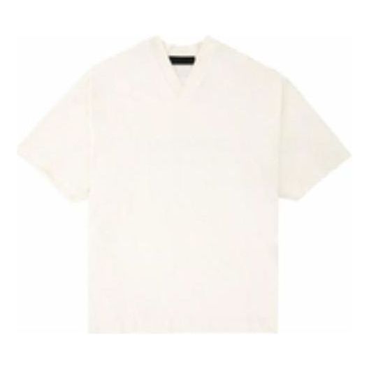 Fear of God Essentials FW23 V-Neck T-shirt 'Cloud Dancer' 125BT234111F