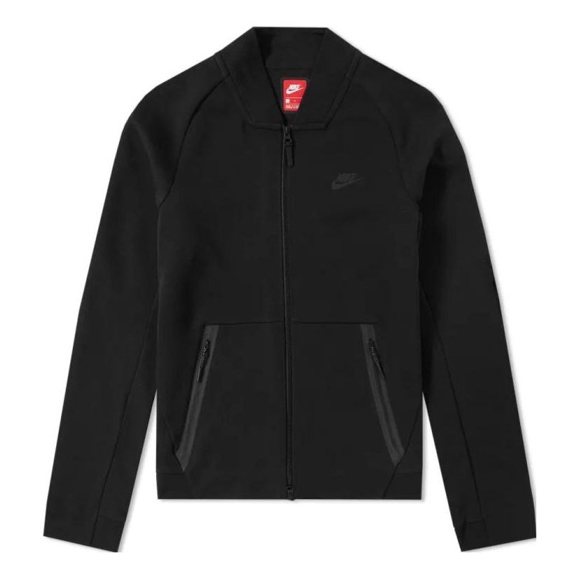 Nike Tech Fleece Varsity Jacket 'Black' 886617-011