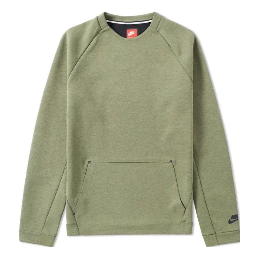 Nike Tech Fleece Plain Crew 'Palm Green Heather' 805140-387