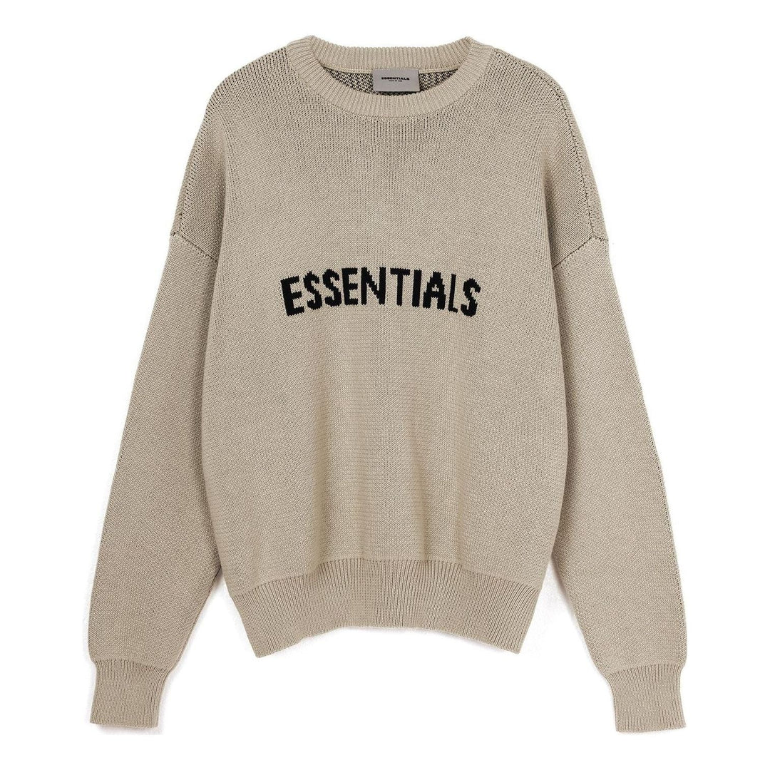 Fear of God Essentials FW21 Knit Pullover Sweater Linen FOG-FW21-109
