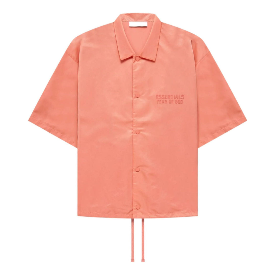 Fear of God Essentials FW22 Nylon Shirt 'Coral' FOG-FW22-34