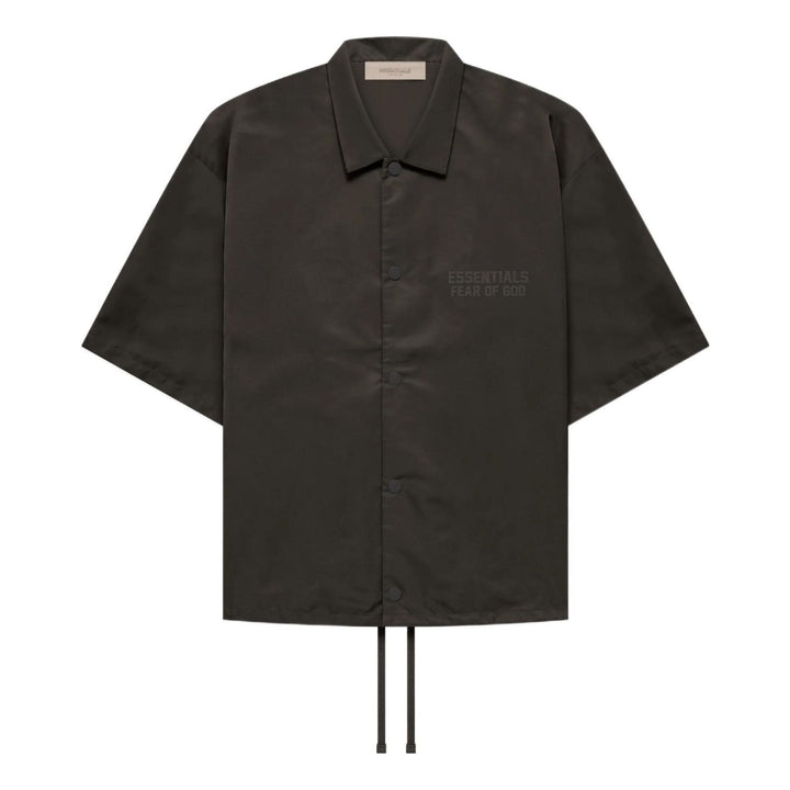 Fear of God Essentials FW22 SS Nylon Shirt 'Off Black' FOG-FW22-626