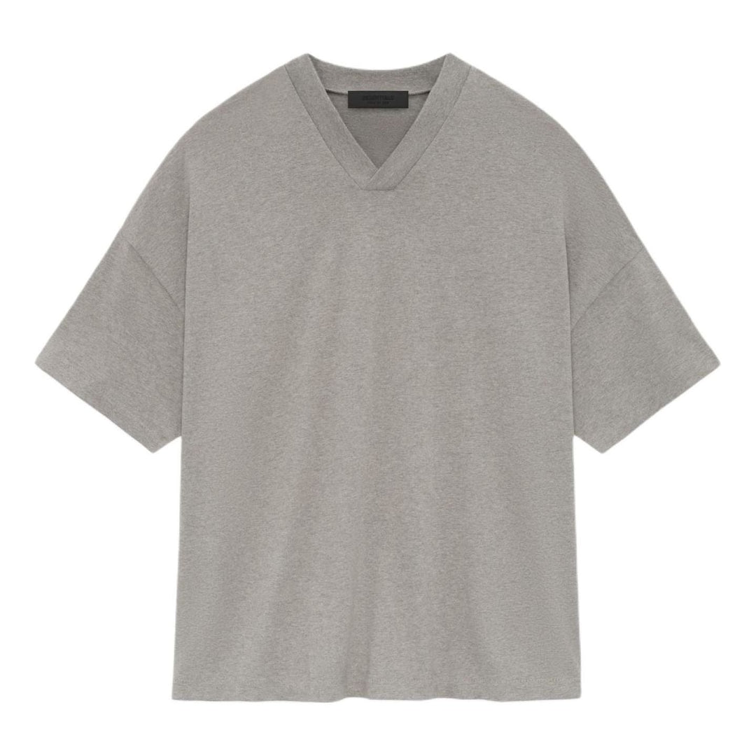 Fear of God Essentials SS24 V Neck T-shirt 'Heather Grey' 125SU244211F