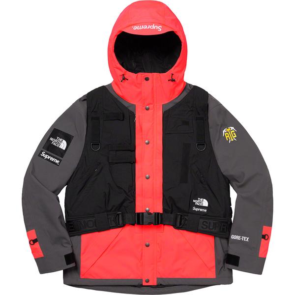 SUPREME THE NORTH FACE RTG JACKET + VEST BRIGHT RED